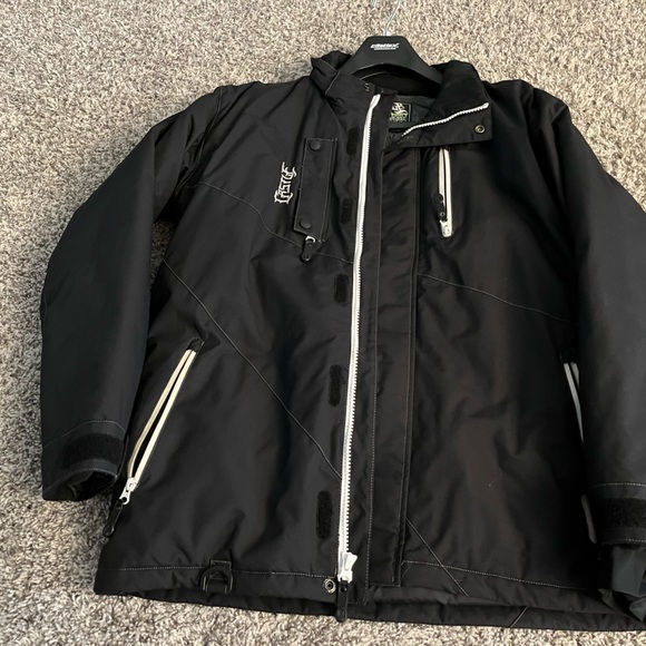 Men’s black Castle jacket size medium - Picture 1 of 2